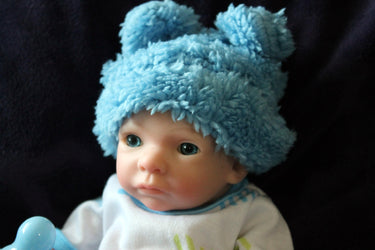 Preemie Silicone Dolls Realistic Real Lifelike Micro Mini Baby Doll Full Body Reborn 11" 1.7lbs Platinum Weighted Babies Ecoflex Bathtub Fun